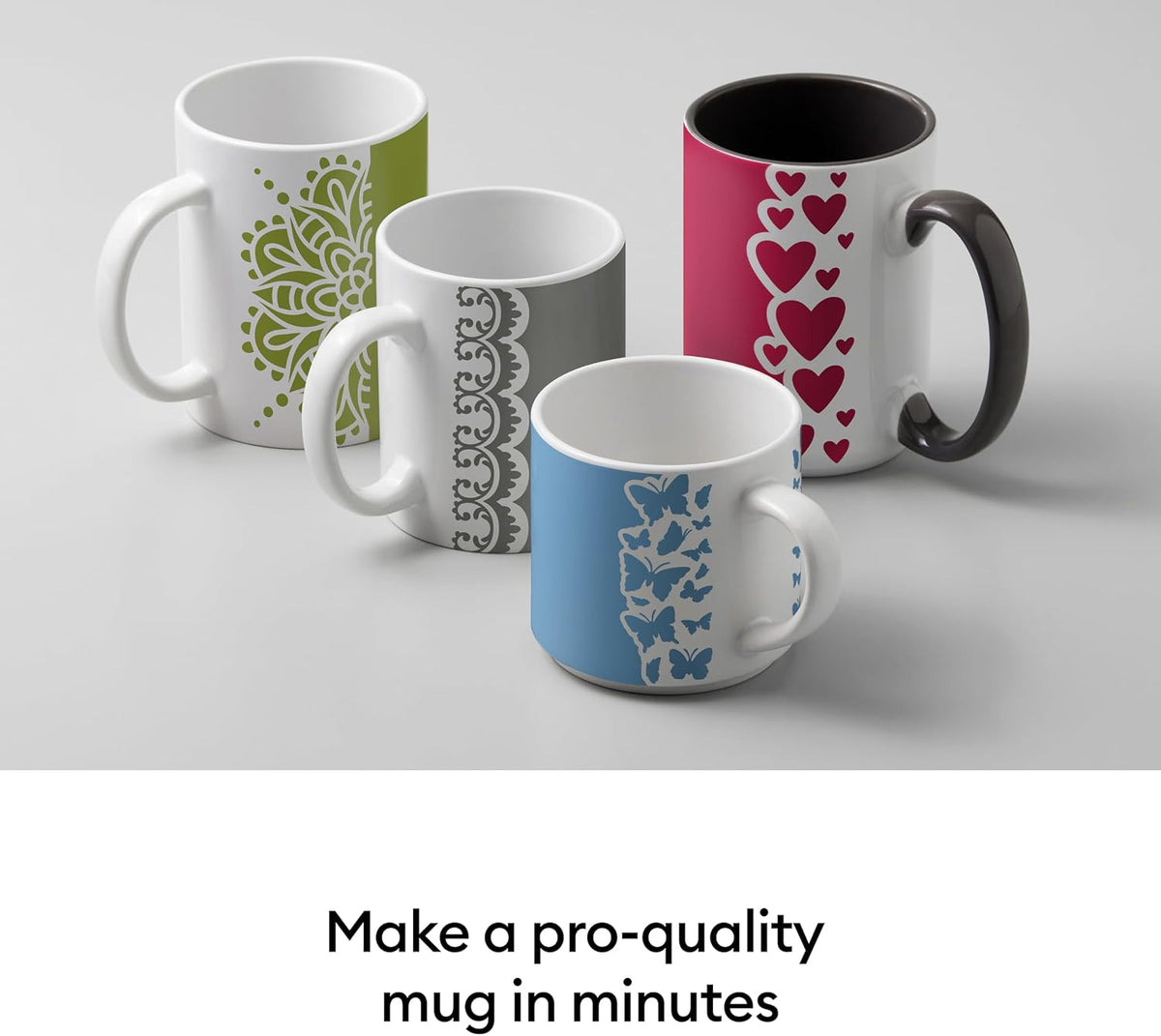 Stackable Ceramic Mug Blank - 10 oz/300 ml (6 ct)