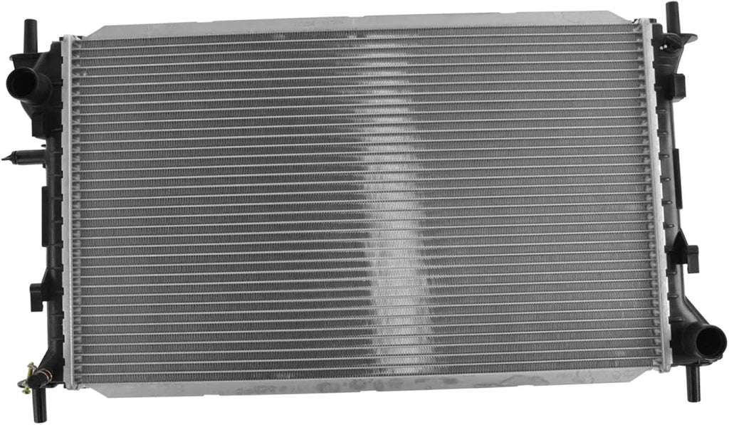 TRQ Radiator Assembly Aluminum Core Plastic Tank 1 Row Cross Flow