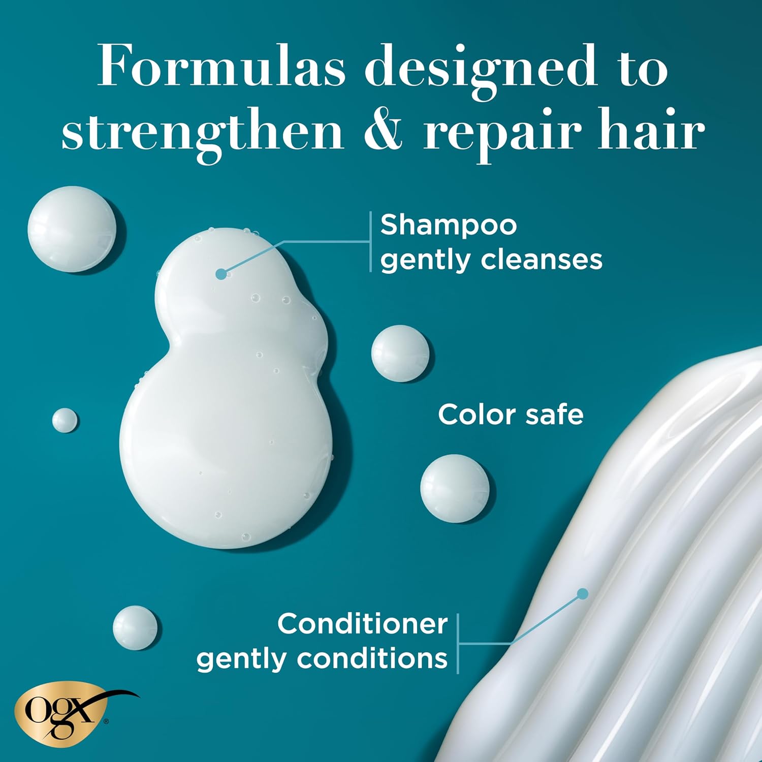 Renewing + Argan Oil of Morocco Shampoo & Conditioner Set, Damage Repairing Shampoo & Conditioner Helps Strengthen &