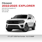 Black Headlight Assembly Compatible with 2022-2024 Ford Expedition