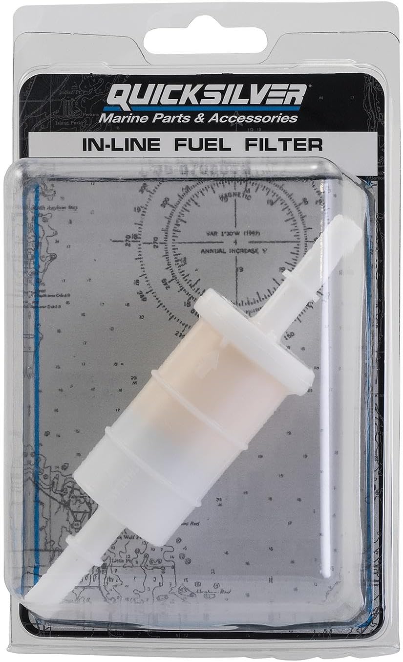 Quicksilver 879885Q Inline Fuel Filter for Mercury & Mariner Outboards