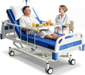 3 Function 600LBS Full Electric Hospital Bed, Beds for Home Use, Medical Bed for Seniors with Mattress, Adjustable
