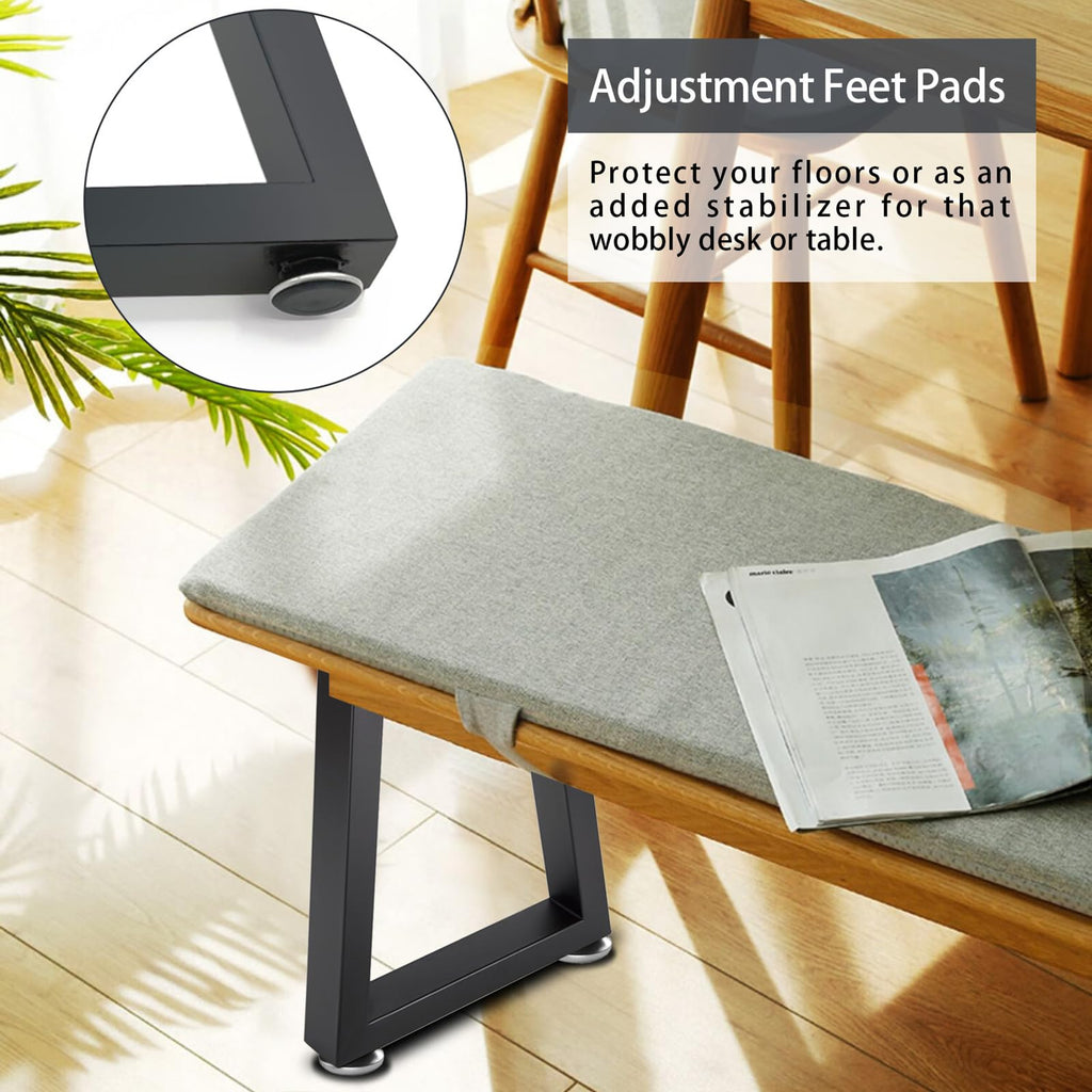 22 Inch Metal Coffee Table Legs Bench Legs, Trapezoid