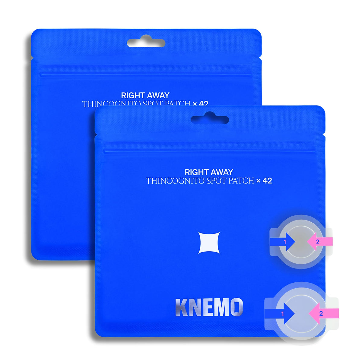 Right Away Thincognito Invisible Spot Patch - Absorbing Hydrocolloid Pimple Patch for Face, Blemishes, Zits, Acne