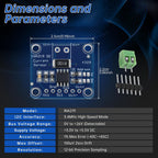 5PCS INA219 I2C Bi-Directional DC Current Sensor Module