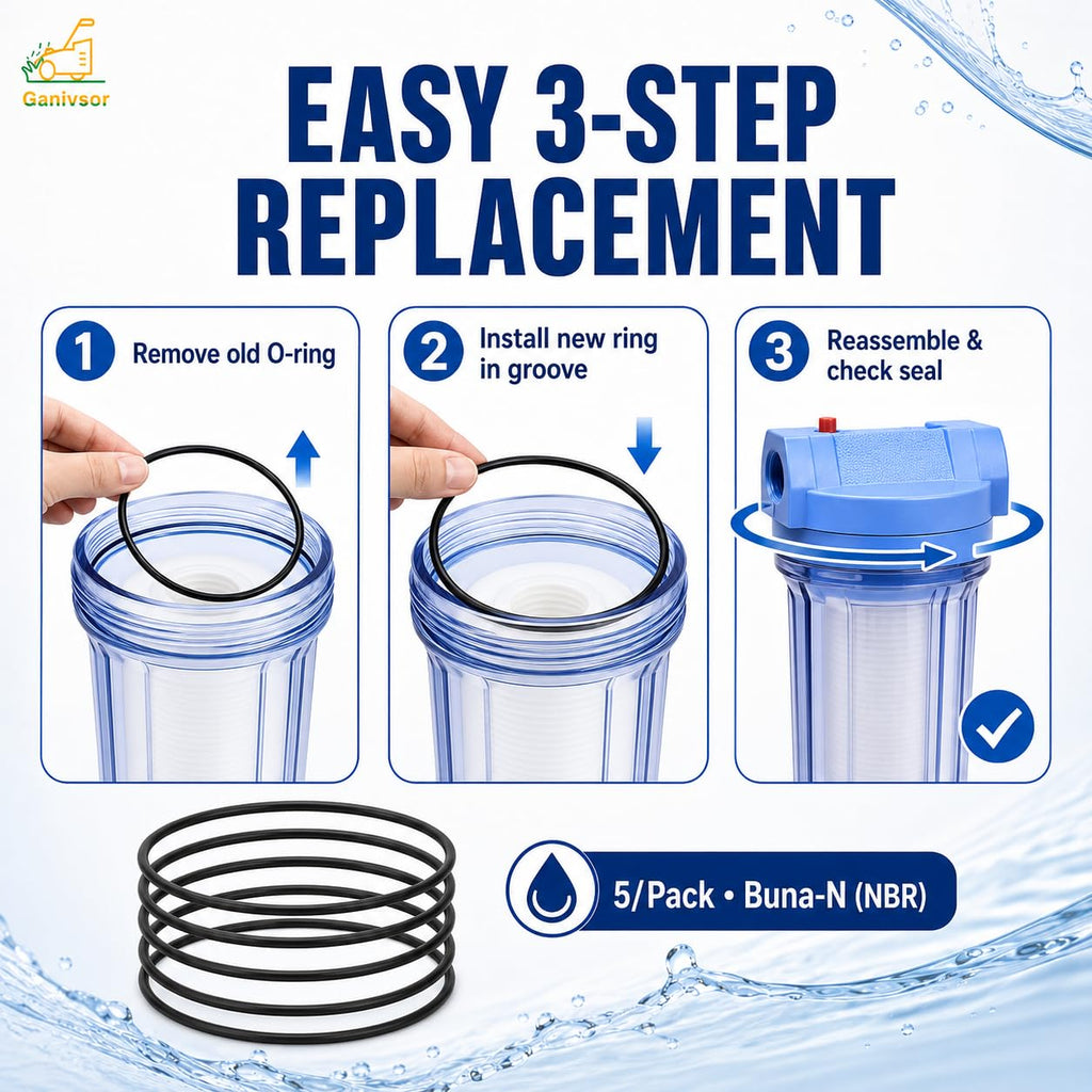 151120 o-Ring for Pentek Water Filter Housing （5 Pack）