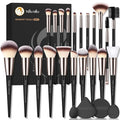 Makeup Brushes Set, Mlemle Professional 25 Pcs Makeup Kit, Include Powder Foundation Concealers Blush Eye shadows 21