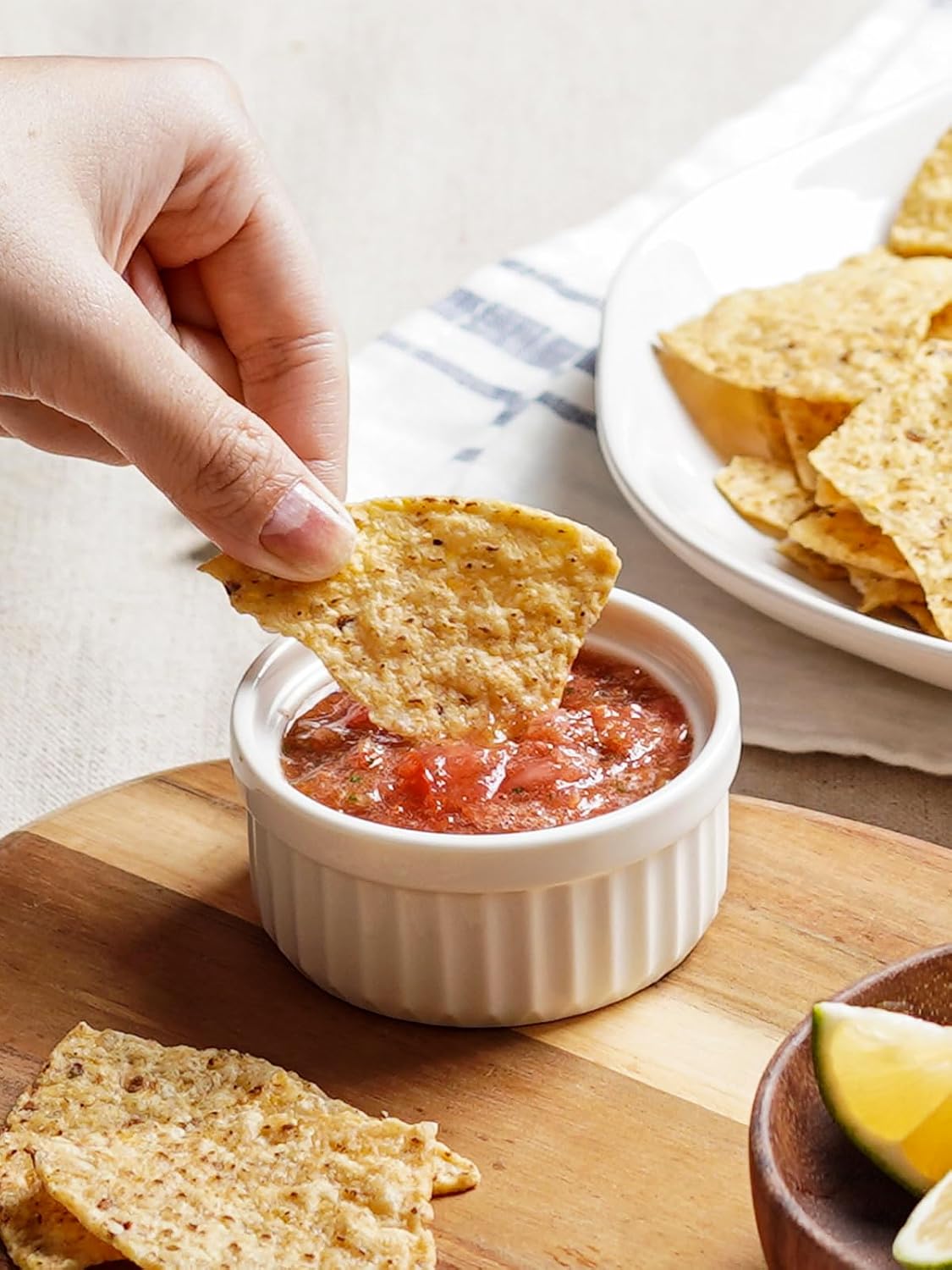 Sauce Cups 2 OZ, Set of 6, White