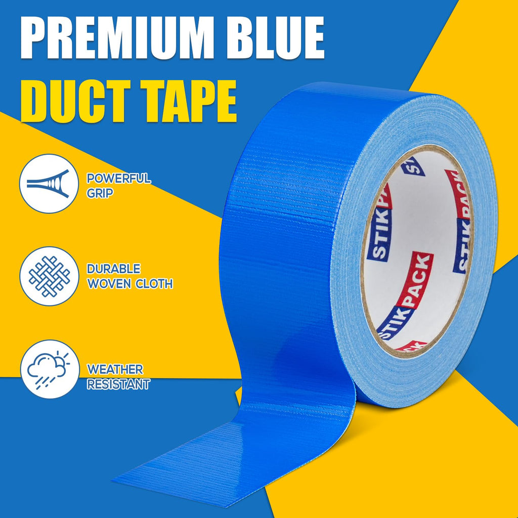 Heavy Duty Blue Duct Tape 2 Inches x 90 Feet, 1 Roll