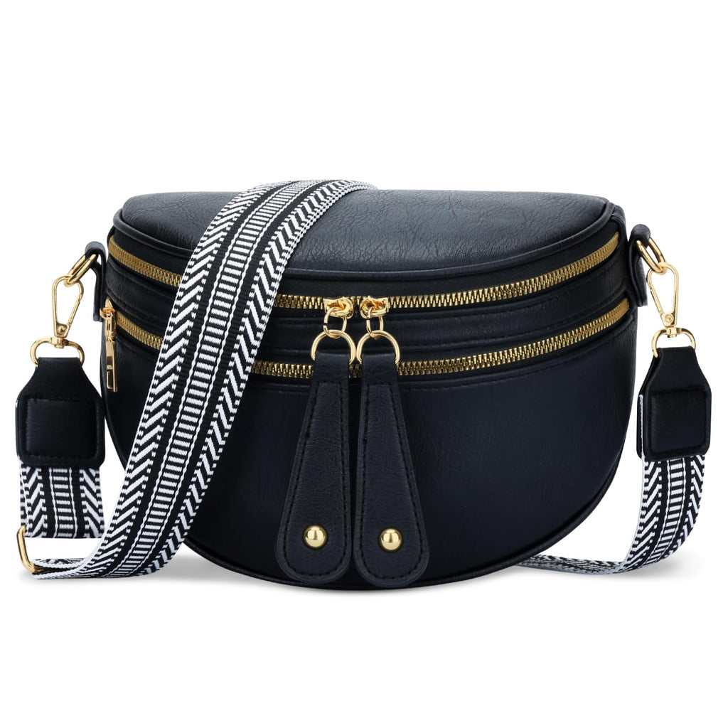 Crossbody Bags for Women Vegan Leather Travel Bum Bag