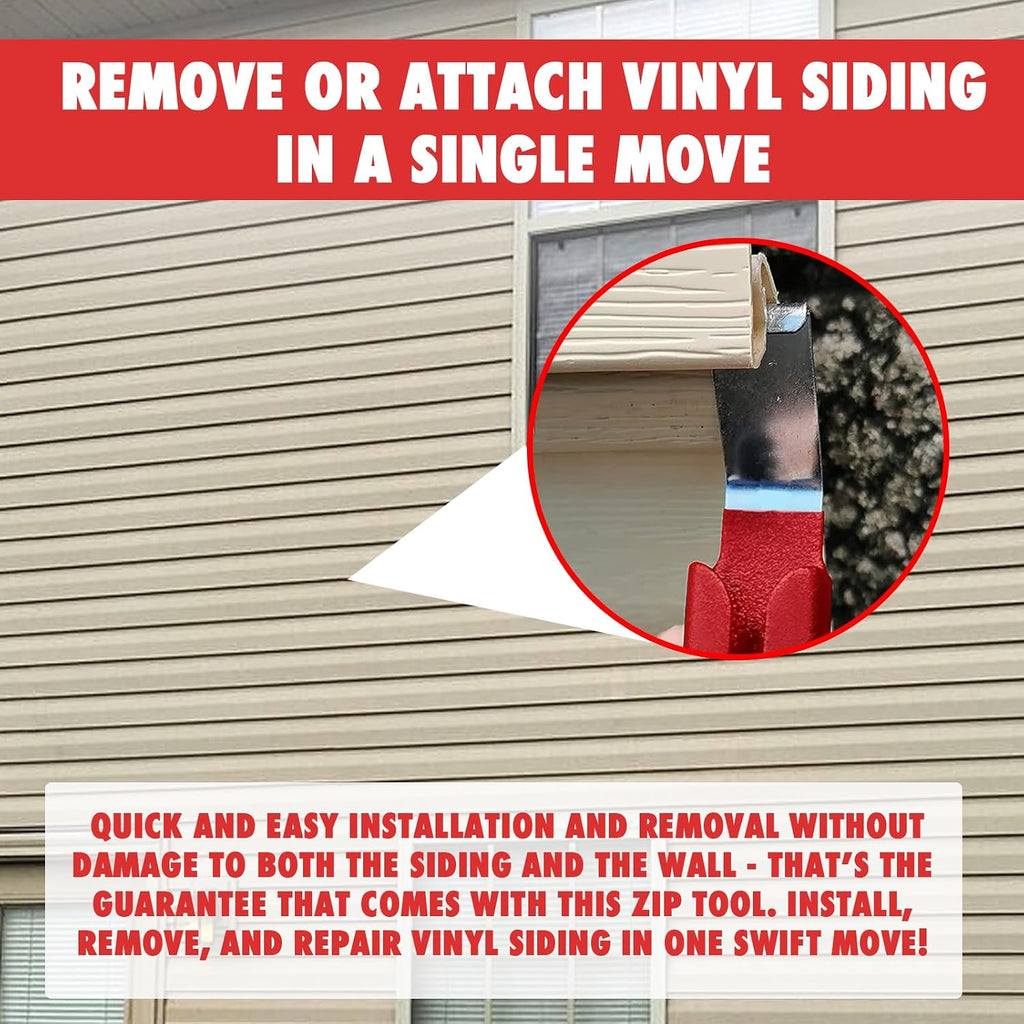 7 Inches Vinyl Siding Removal Tool with Extra Long Handle