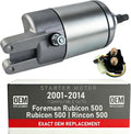 Starter Motor Fits for Foreman Rubicon 500 TRX500FA 2001-2014 TRX500FGA