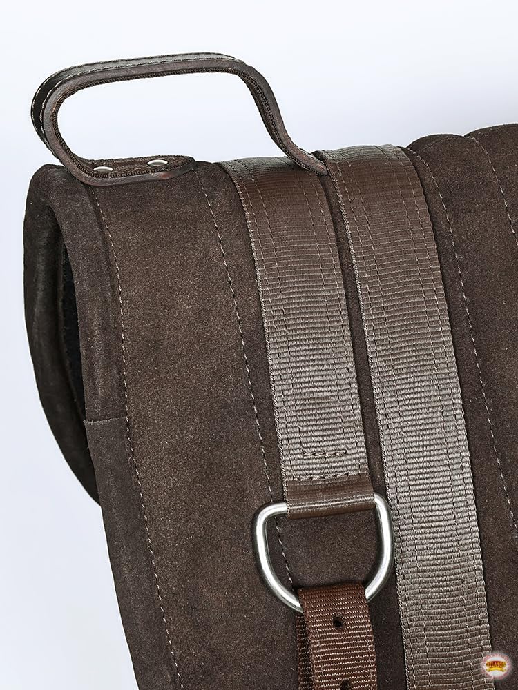 Western Bareback Saddle Pad Brown 26" X 32"