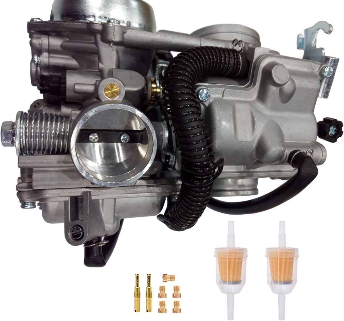Carburetor for Honda Shadow ACE 750 VT750C VT750CD (1998-2003), Shadow Spirit 750 VT750DC (2001-2007) VT750C2 (2007) Replace #16100-MBA-980, 16101-MBA-980, 16100-MBA-671