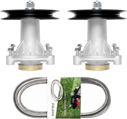 192870 Spindle Assembly + 195945 Pulley for Craftsman Husqvarna Ariens Poulan, Replace 187292 532187281 532187292