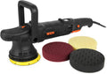 Dual Action Polisher, 5-Inch Professional Grade, 8-Amp with Paddle Switch, 15mm Throw and LED Display (AA6158)