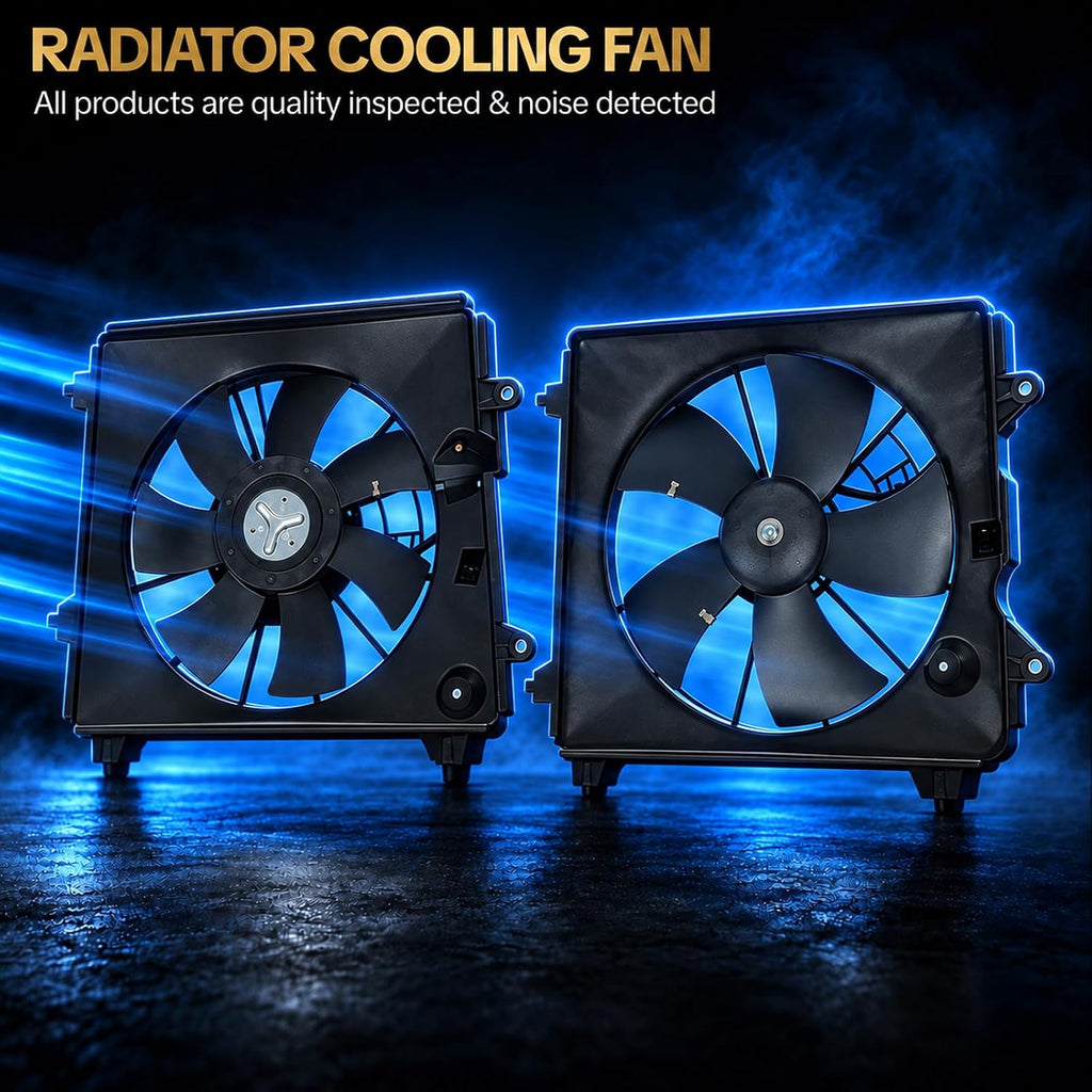 620-212 620-245 Radiator Cooling Fan Assembly Fits for 2007-2009 Honda CR-V 2.4L Replaces OE HO3115139 HO3120102