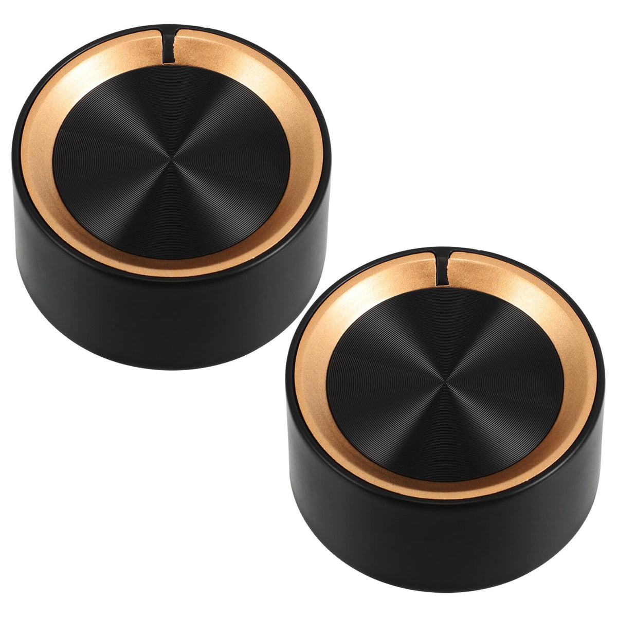 Metal Gas Stove Knob Replacement Pair for Cooktop Control