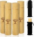 Natural Bamboo Scattering Urns - 9''x2'' Biodegradable Ash Scattering Tubes, Mini Bamboo Spreading Cremation Tube