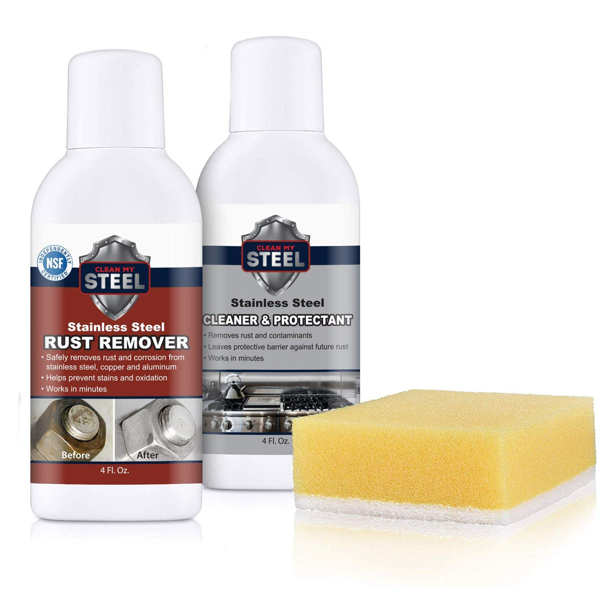 Stainless Steel Rust Remover Kit 4 Fl Oz