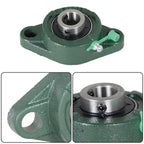 kimllier 10Pcs UCFL202-10 5/8 Inch Bore Bearings 2 Bolt