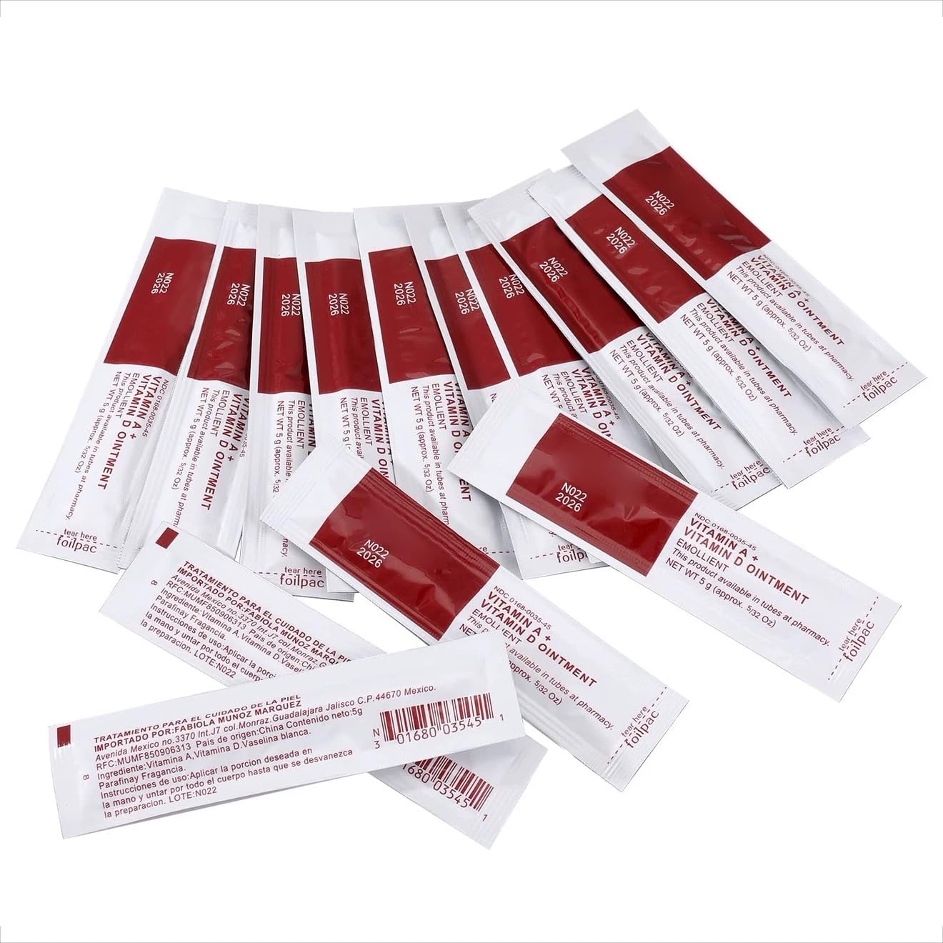 Tattoo Scar Repair Gel,100Pcs Vitamin A and D Ointment Anti Scar Repair Gel Tattoo Aftercare Ointment,Tattoo