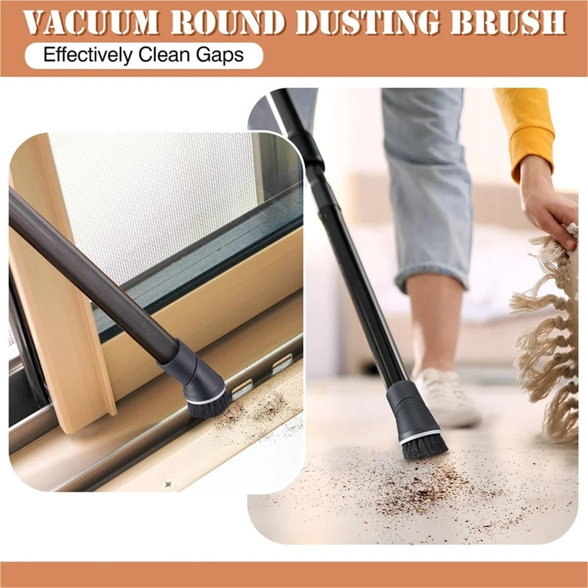 2 Pack Vacuum Cleaner Dust Brush Compatible with Miele C and S Series