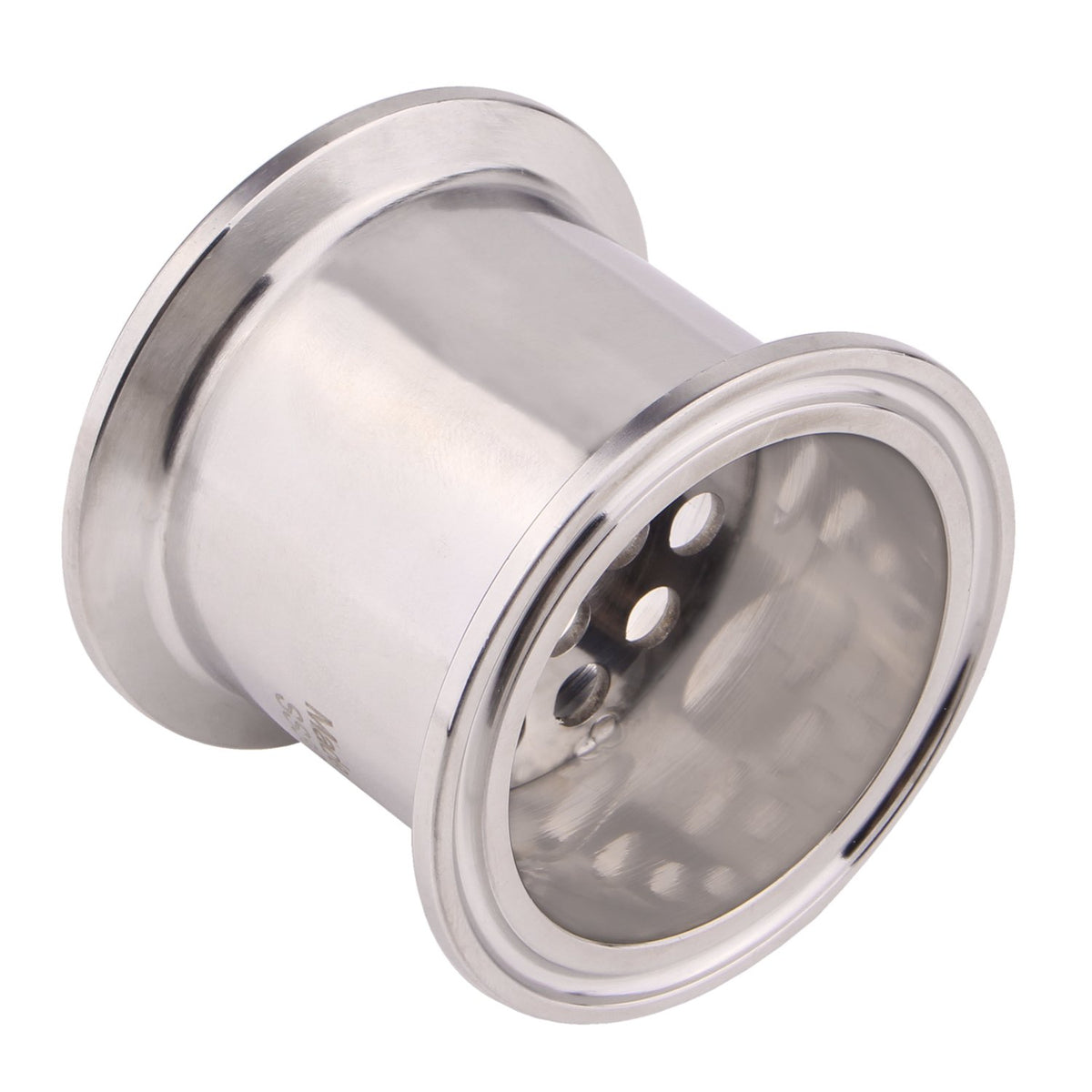 DERNORD 2" Tri Clamp Filter Plate - High Pressure Sanitary Fitting with 6mm Holes