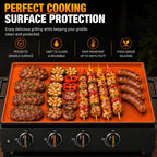 Silicone Griddle Mat for Sophia & William 4-Burner Propane Griddle 36", Reusable Griddle Cover Mat for Flat Top