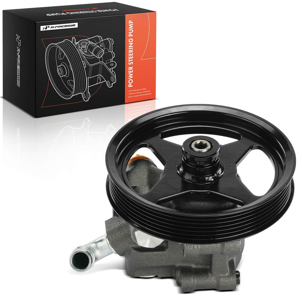 A-Premium Power Steering Pump, with Pulley Compatible with Ford