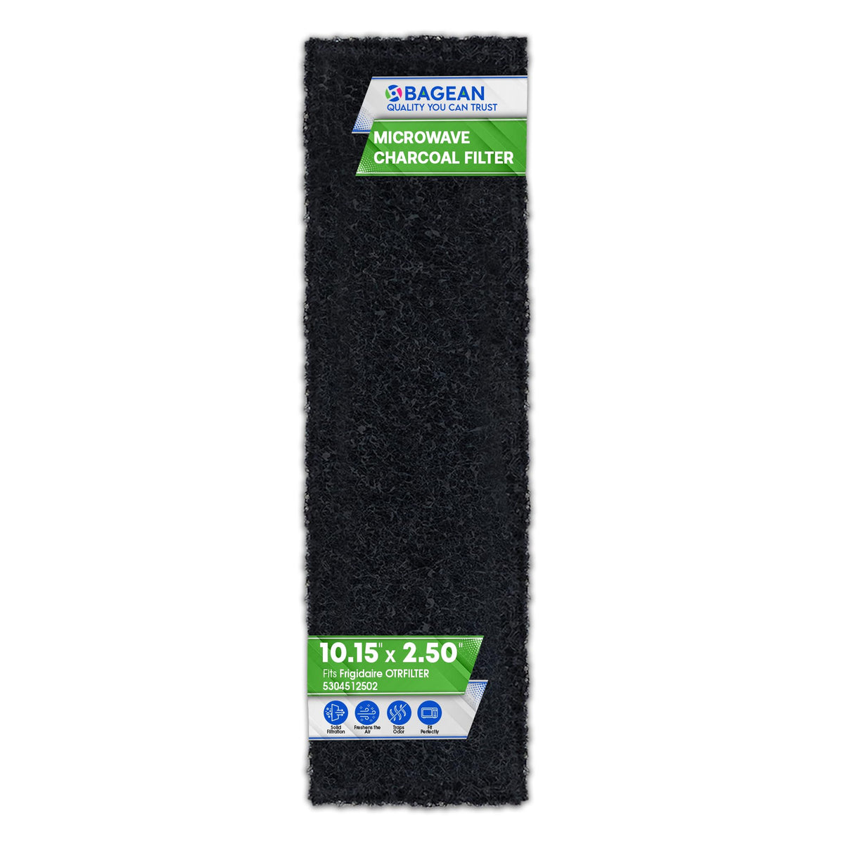 Microwave Carbon Filter 10.15” x 2.5” Compatible with Frigidaire OTRFILTER