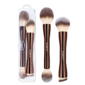 Foundation Makeup Brushes Set 2Pcs Double Ended Makeup Brush for Blending Liquid Powder Concealer Cream Blush Buffe
