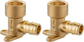 2 piece EFIELD 3/4"Pex A x 1/2" Female NPT Drop-ear Elbow