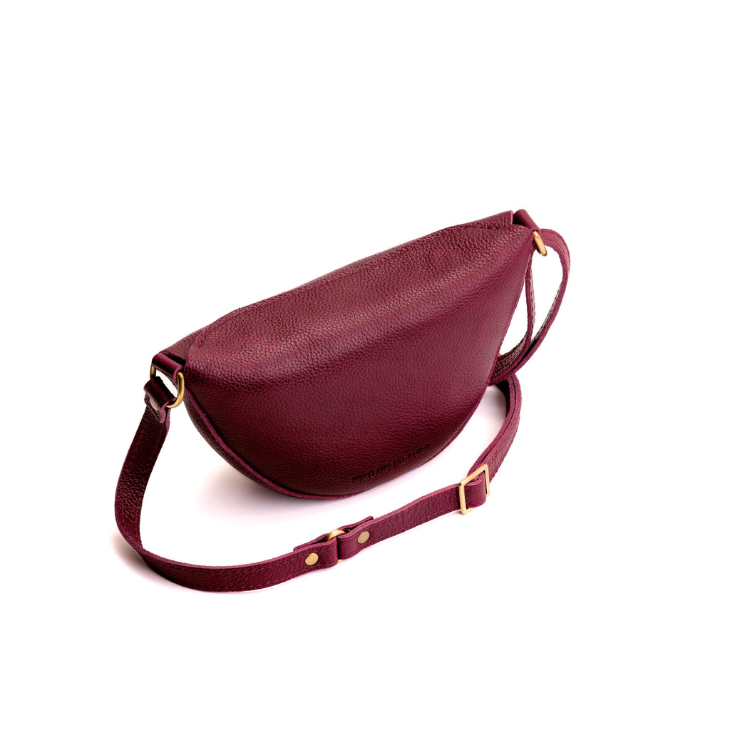Koala Sling Bag - Full-Grain Leather, Orchid, Large