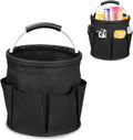 17L Portable Cleaning Bucket Organiser, 6 Pockets Foldable Cleaning Caddy with Handle Wearable Cleaning Caddy Bag for