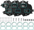 Lower Intake Manifold with Gasket Compatible with 2011-2021 Dodge Charger Challenger Durango Jeep Wrangler Grand Cherokee RAM 1500 ProMaster Chrysler 200 300 Town & Country 3.6L V6 Replace 05184199AF