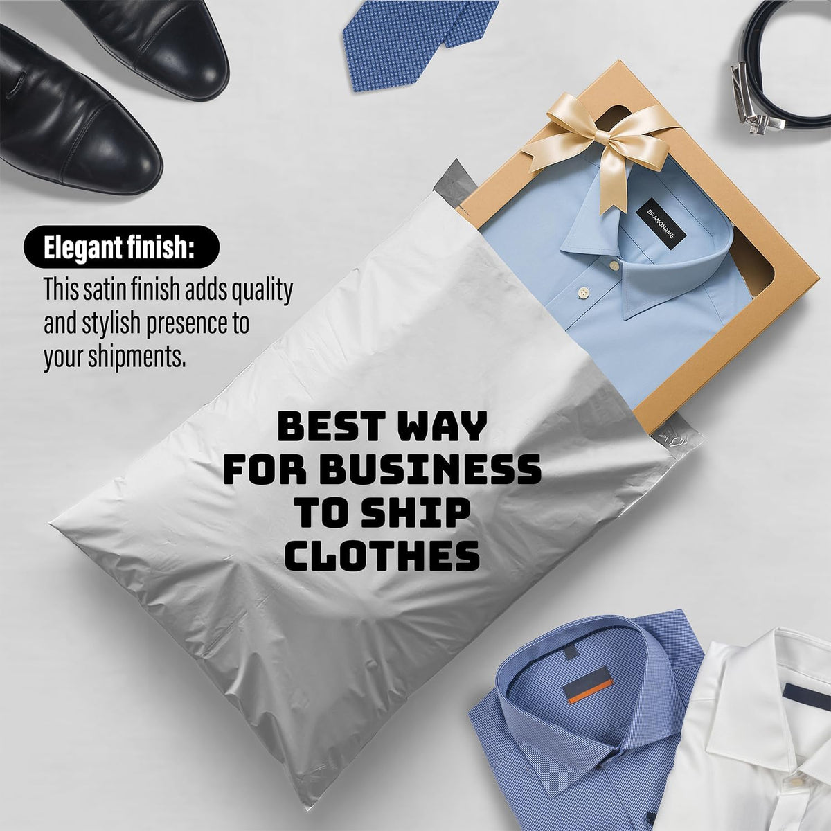 Poly Mailers 19x24 Inch - 100 Pack - Large Shipping Bags for Clothing & Packages, Strong Adhesive Sealing Mailing