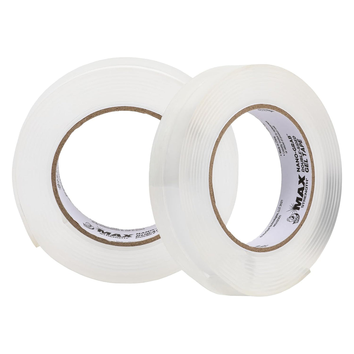 Max Strength Double-Sided Tape with Nano-Grab Technology, 2 Rolls