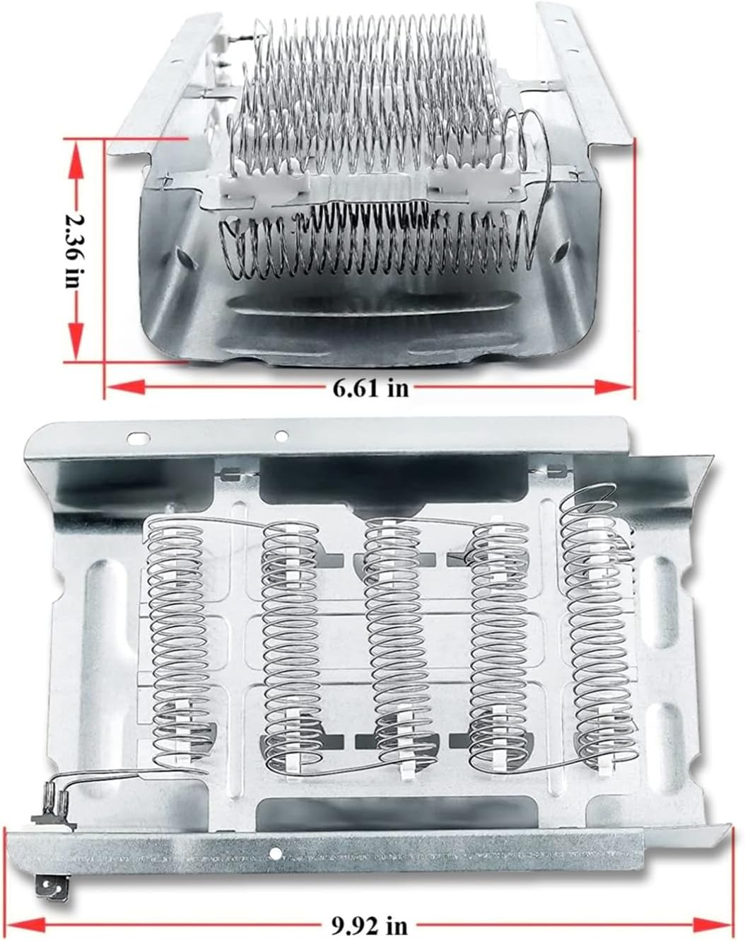 Dryer Heating Element Kit Replacement for Maytag MED5570TQ0 MED5591TQ0 MED5600TQ0 MED5600TQ1 MED5620TQ0 MED5620TQ1 MED5621TQ0 MED5630TQ0 MED5630TQ1 MED5640TQ0 models