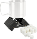 Emergency Stove - Lightweight, Portable Camping Stove for Backpacking, Survival, and Outdoor Cooking - Foldable