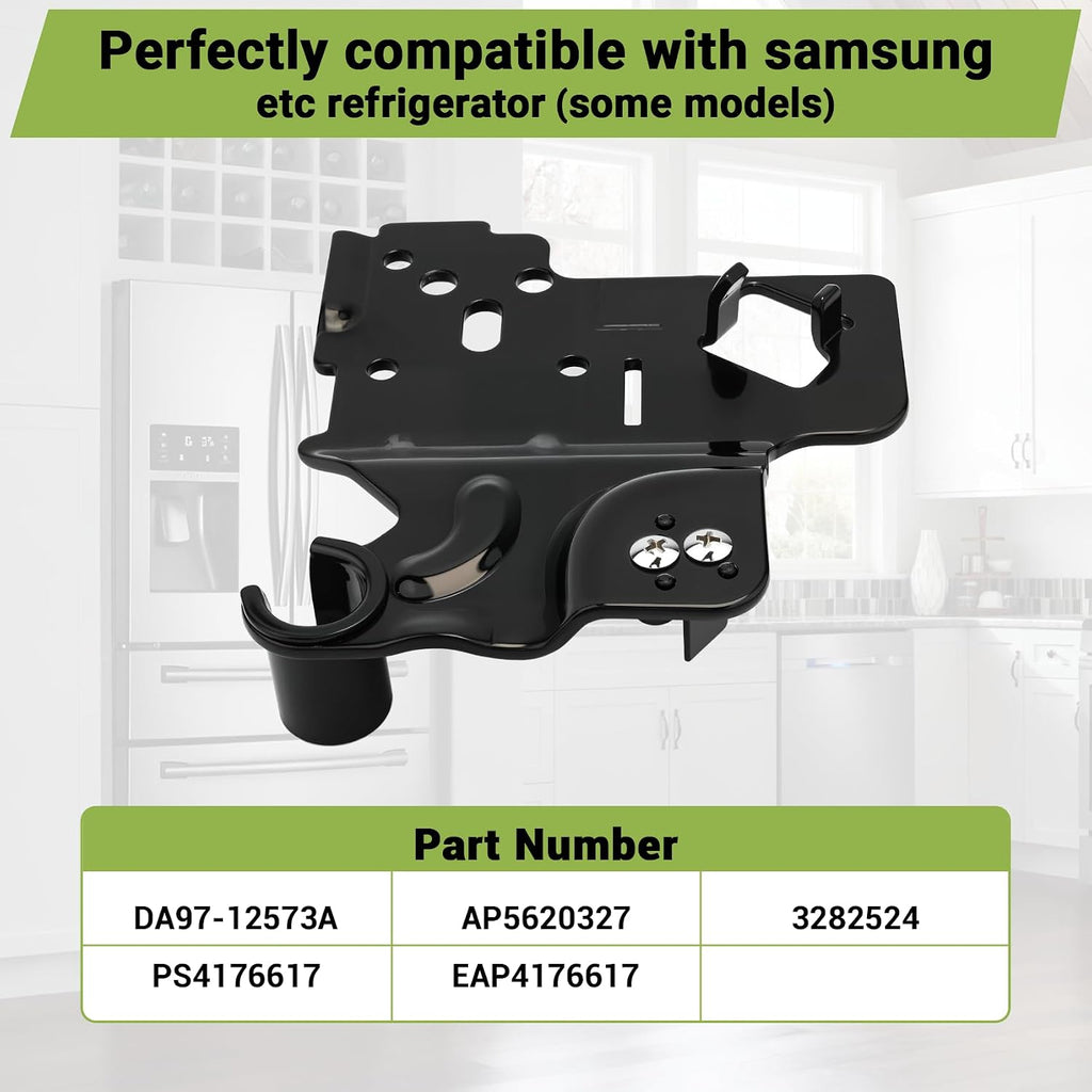 DA97-12573A Upper Left Hinge Assembly Compatible with Samsung Refrigerators