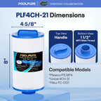 4CH-21 SPA Filter Replaces PDM25P4 2PACK