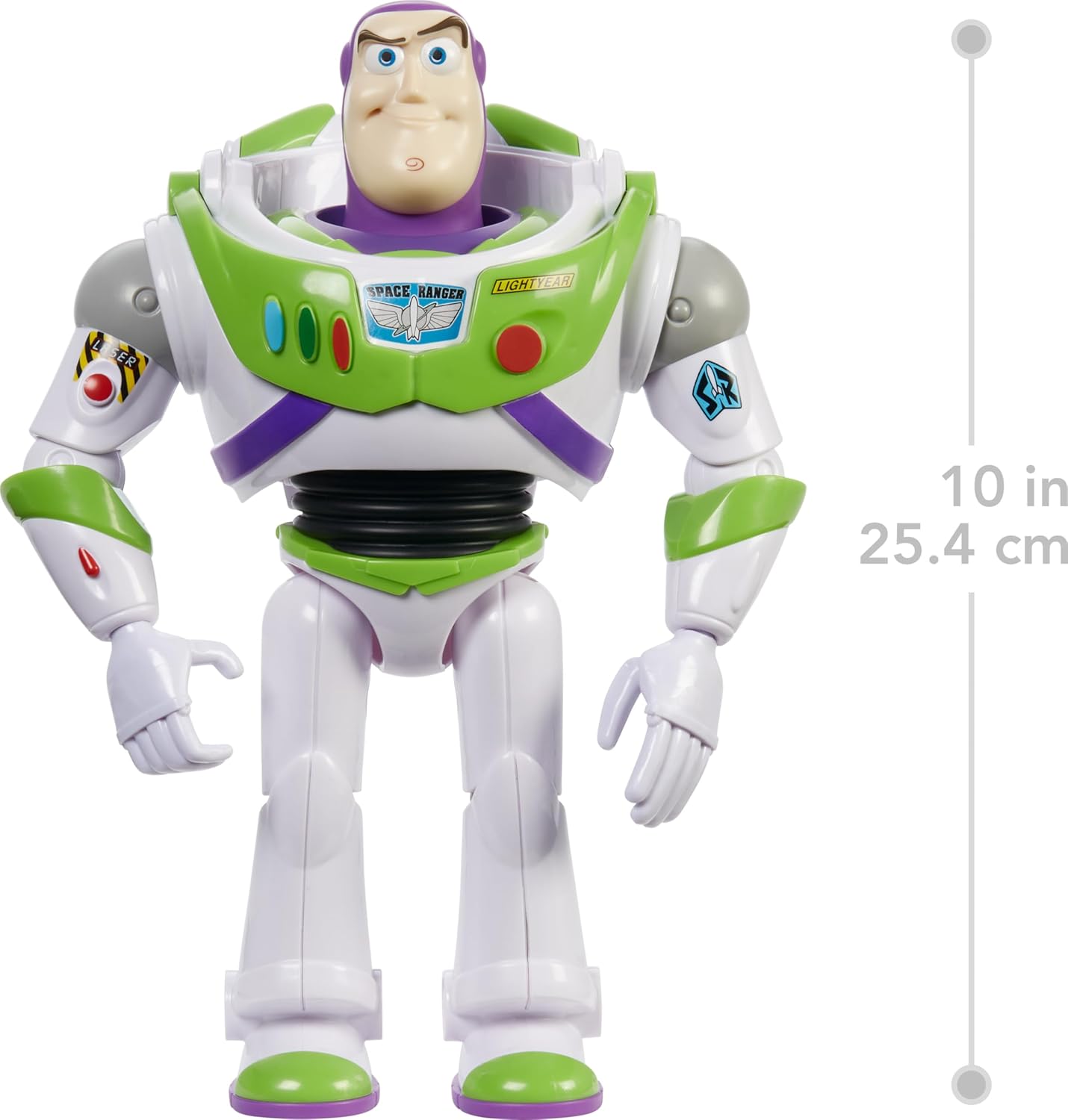 Disney Pixar Toy Story Large Action Figure, Posable Buzz Lightyear Collectible in Spacesuit Look, 12-inch Scale