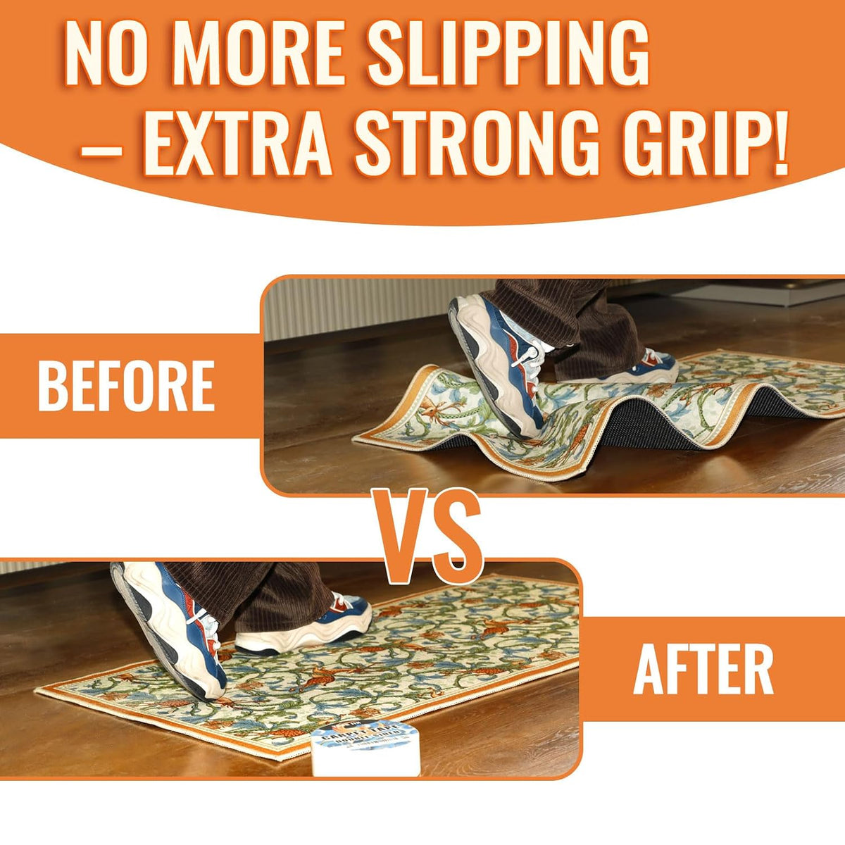 Double Sided Carpet Tape, Rug Tape, 2 Inch x 10 Yards