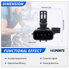 HiSport 5WK96803 Intake Air Temperature Sensor Compatible with Cummins