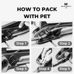 Strapping Kit for Heavy Duty Pallet Packaging – Manual Steel Banding Tool Set | Tough Portable Strap Kit for Freight