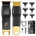 Beard Trimmer for Men, Cordless Hair Clippers for Men with 6 Guards