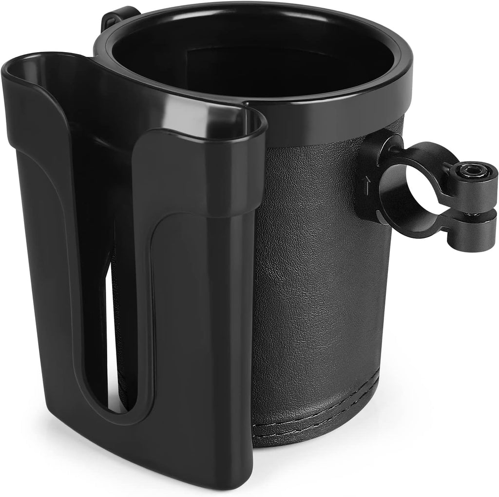 3-in-1 Bike Cup Holder with Cell Phone Keys Holder, Bike Water Bottle Holders, Universal Bar Drink Cup Can Holder for