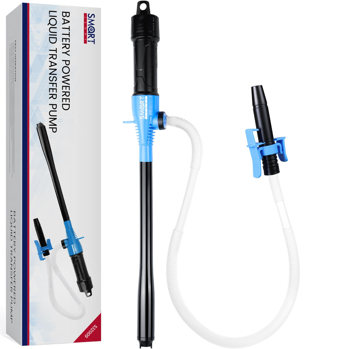 Cordless Fuel Transfer Pump, Battery Powered Fluid Transfer Pump, Max 3 GPM