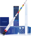 Triple Scale Hydrometer, Alcohol Hydrometer for Wine, Mead, Kombucha & Beer, Mead Making Kit, (ABV Tester, Brix